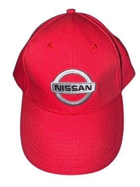 NISSAN Red Men’s Adjustable Logo Cap